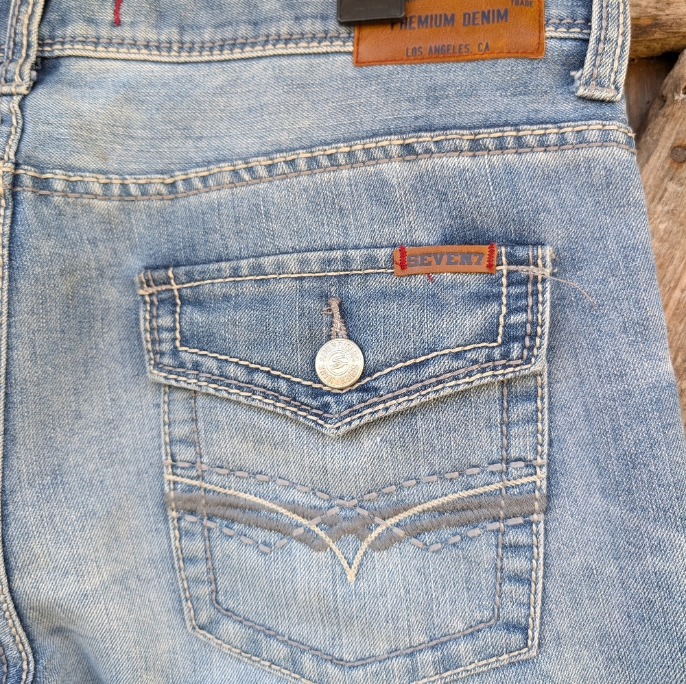 Seven7 Men's Bootcut Denim Jeans 34x34 - Picture 5 of 5
